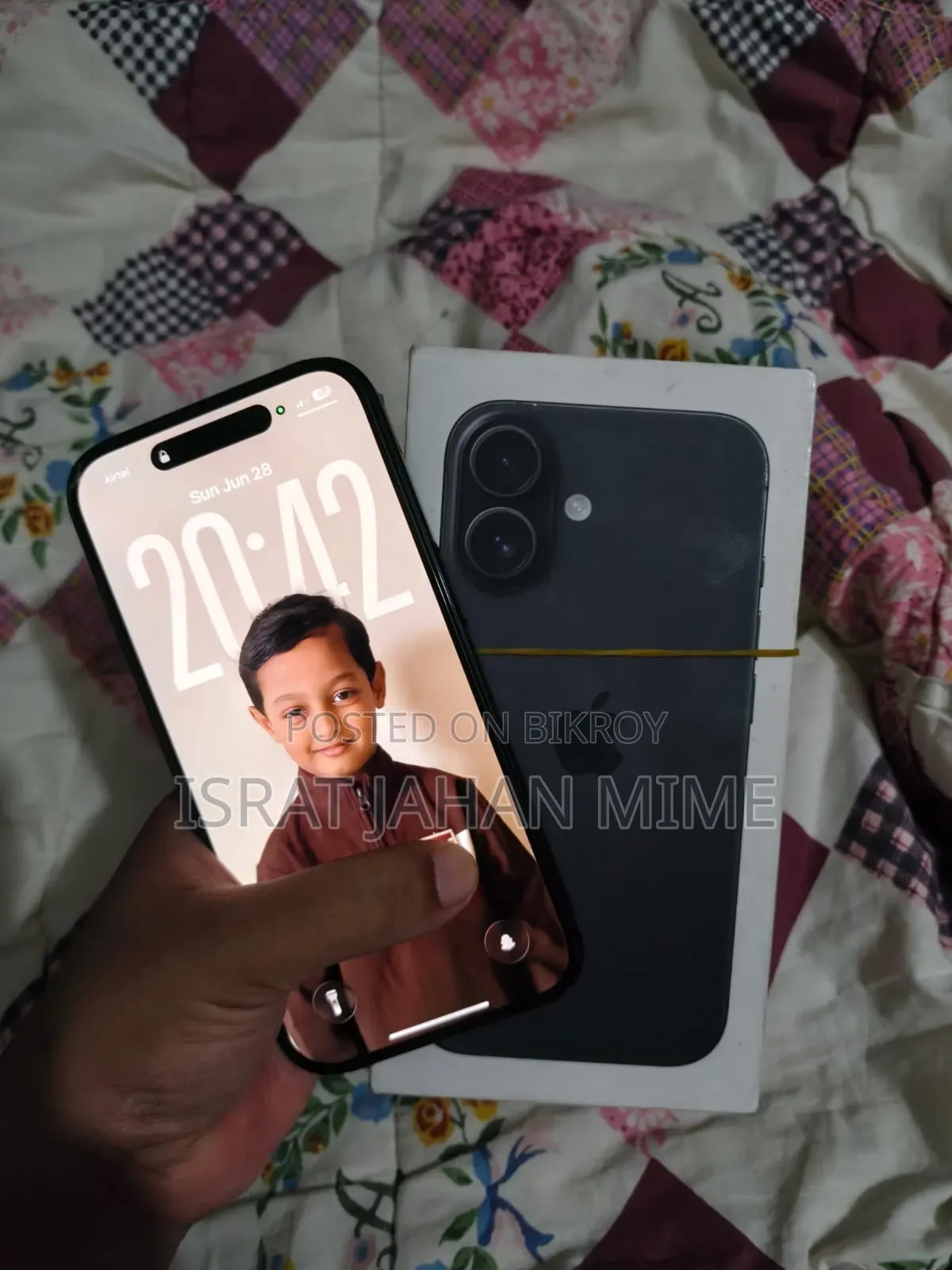 অ্যাপল আইফোন ১৬ ১২৮ জিবি ব্ল্যাক