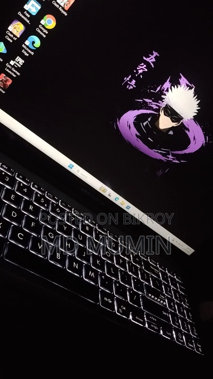 Laptop Asus 8GB AMD Ryzen 5 SSD 512GB