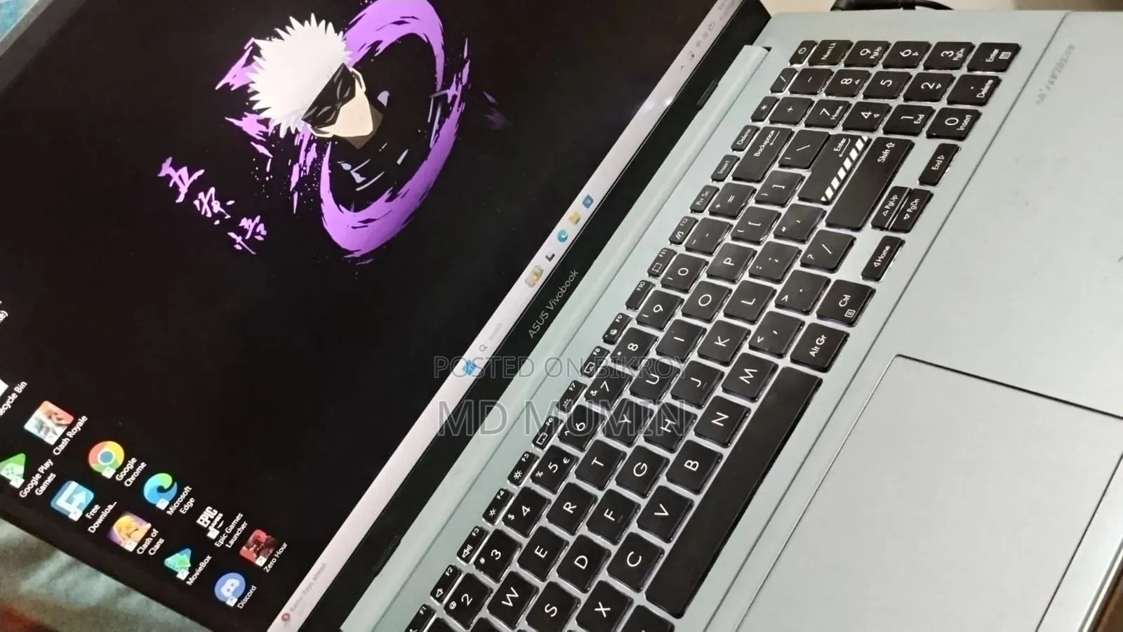 Laptop Asus 8GB AMD Ryzen 5 SSD 512GB