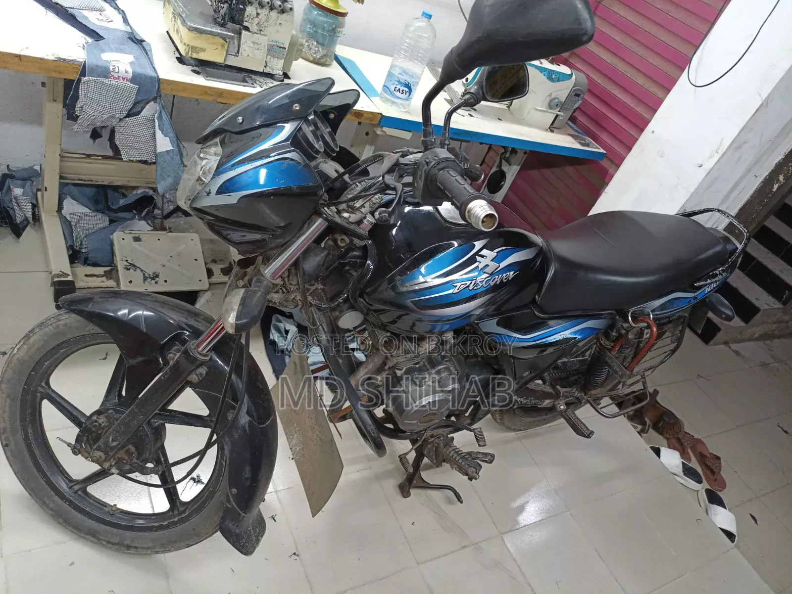 Bajaj Discover 100 2012 Blue