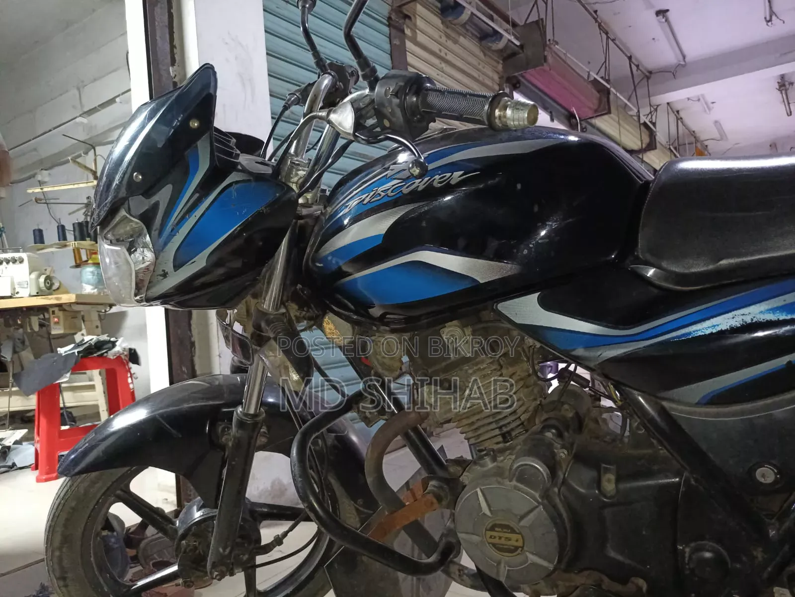 Bajaj Discover 100 2012 Blue