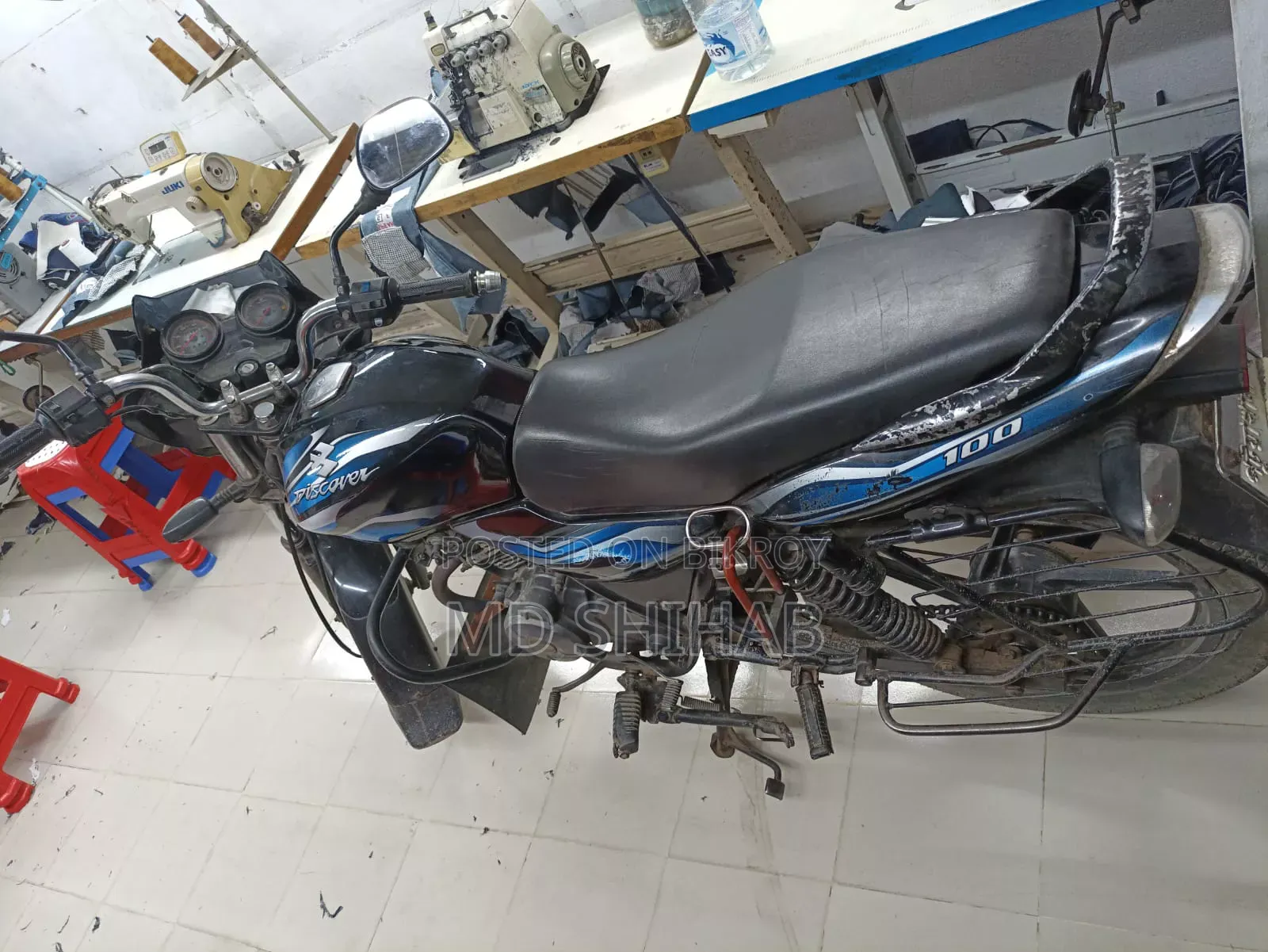 Bajaj Discover 100 2012 Blue