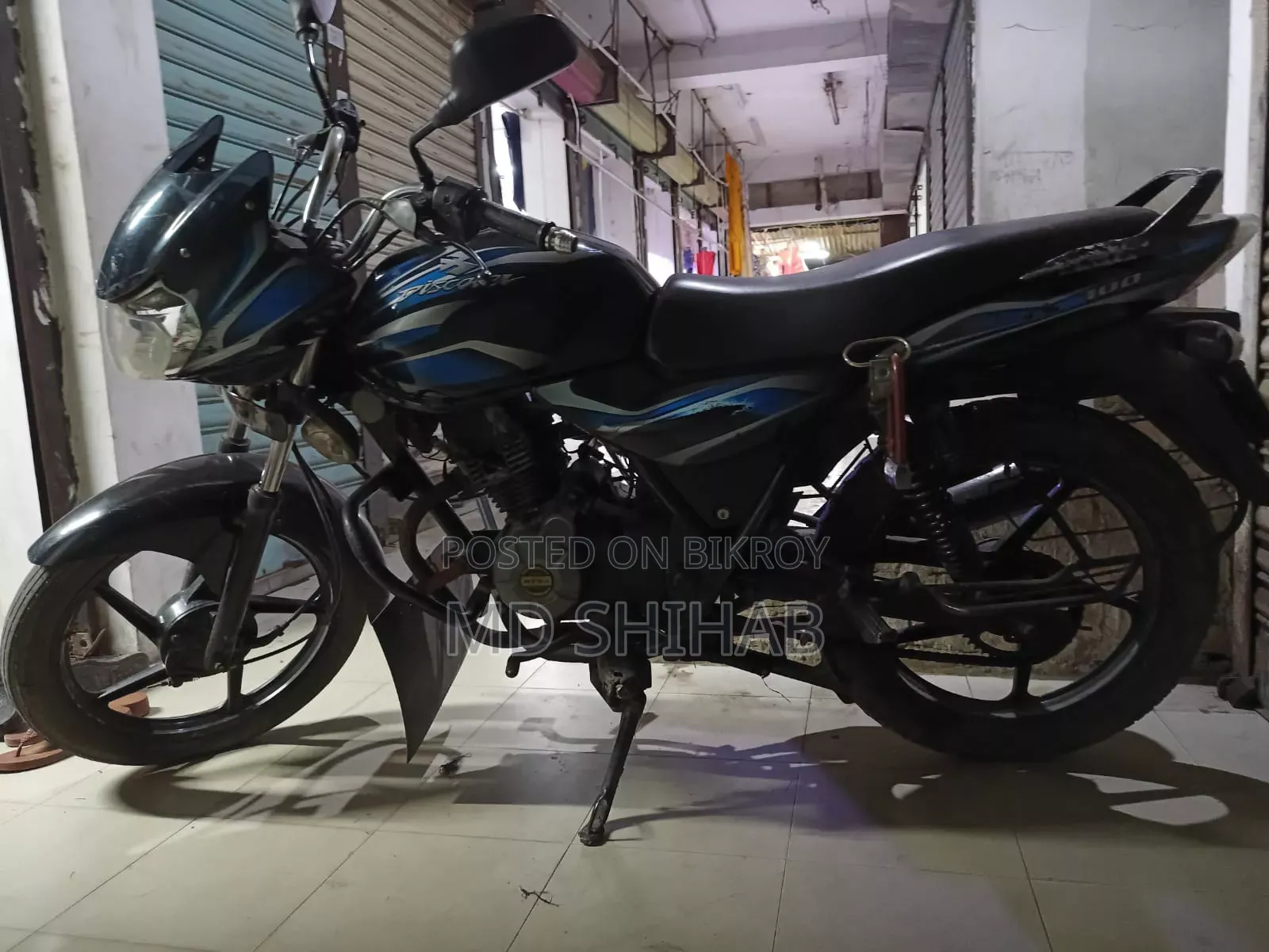 Bajaj Discover 100 2012 Blue