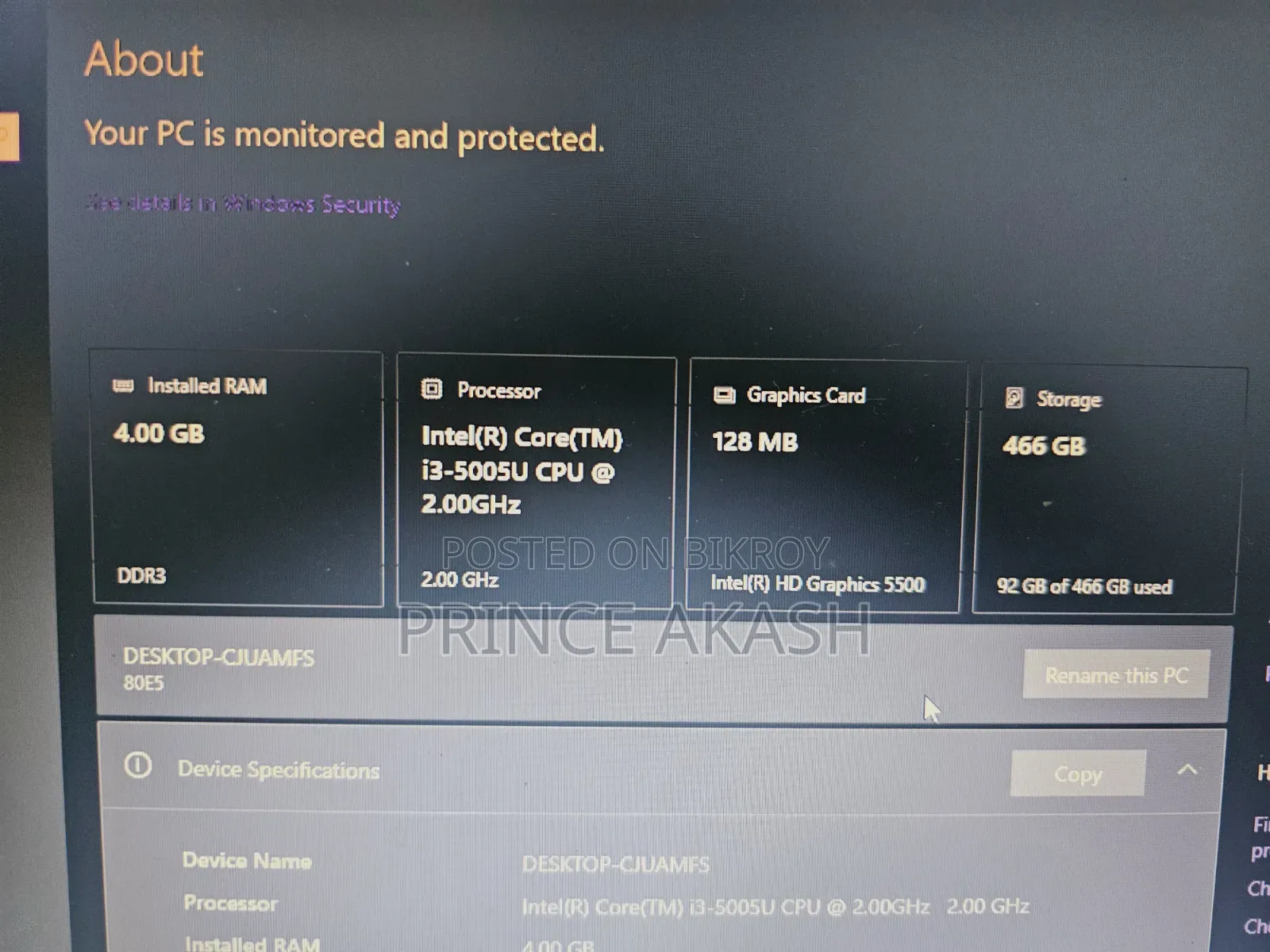 Laptop Lenovo G50-70 4GB Intel Core I3 HDD 512GB