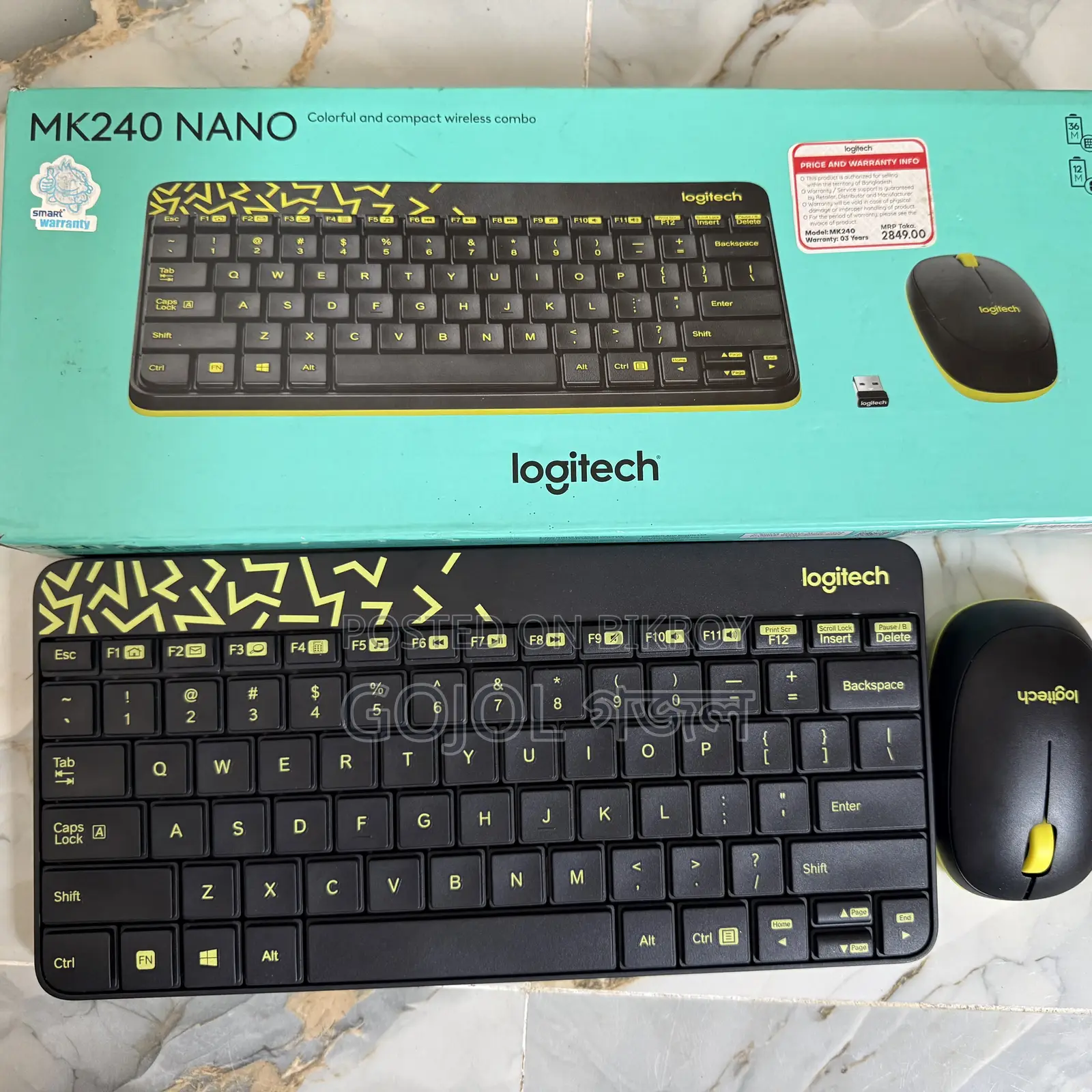 Logitech Mk240 Wireless Keyboard and Mouse Combo