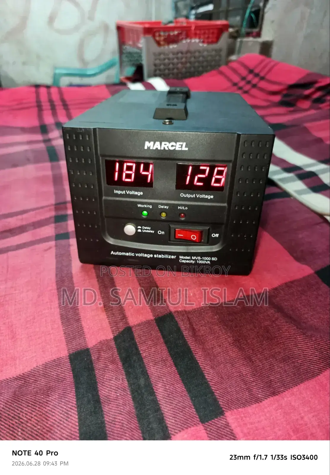 Marcel Voltage Stabilizer