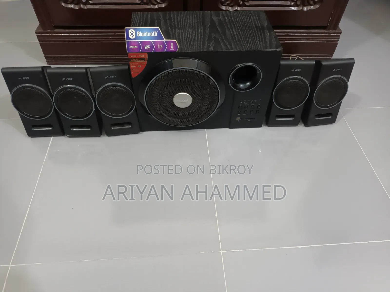 F D F3000x একদম নতুন এর মত সাউণ্ড বক্স