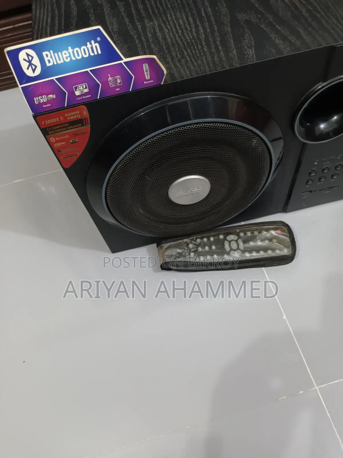 F D F3000x একদম নতুন এর মত সাউণ্ড বক্স