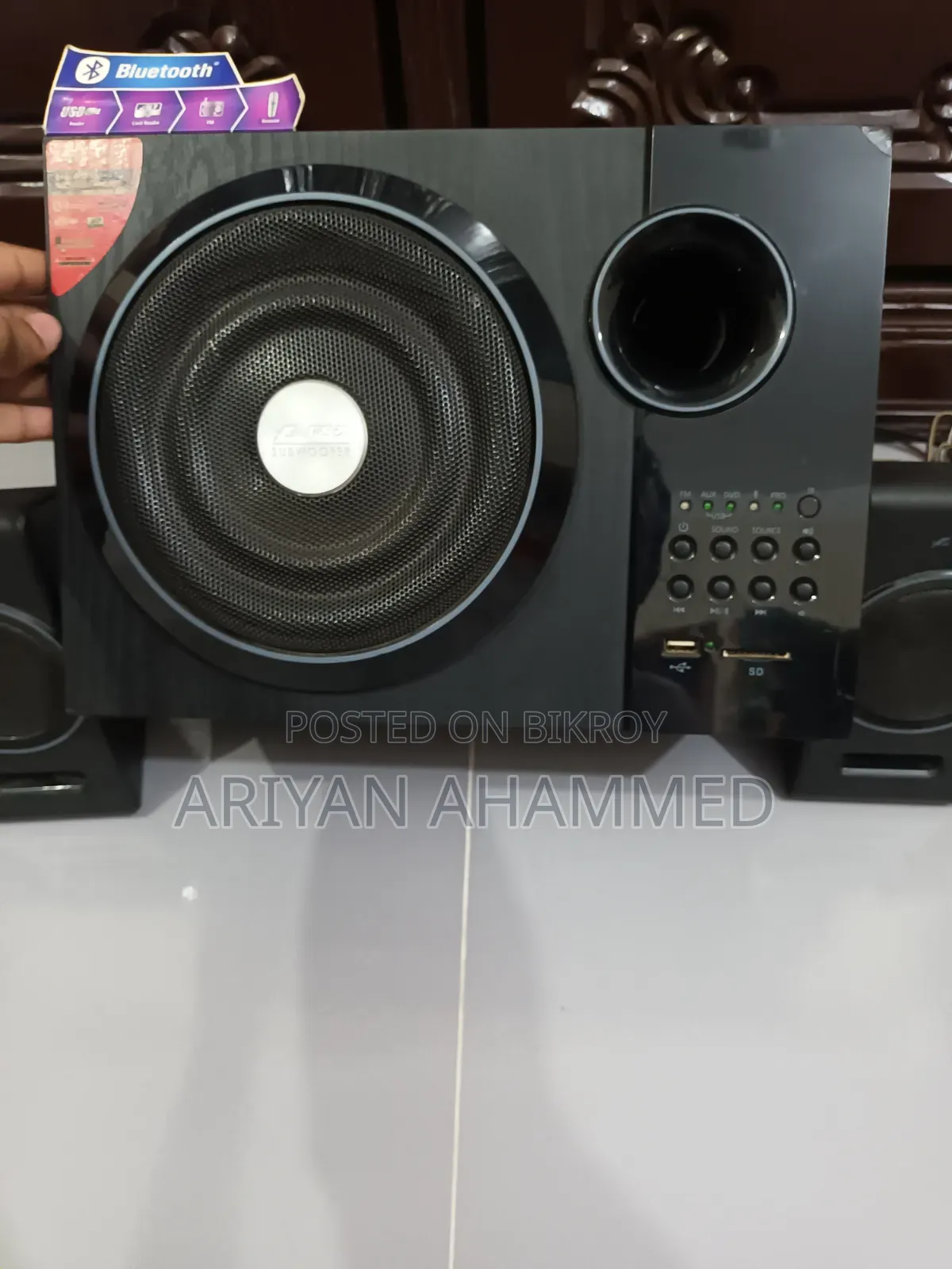 F D F3000x একদম নতুন এর মত সাউণ্ড বক্স