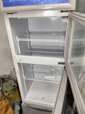 Aucma 320l 2-Door Glass Door Display Fridge - 2 Months Used Like New