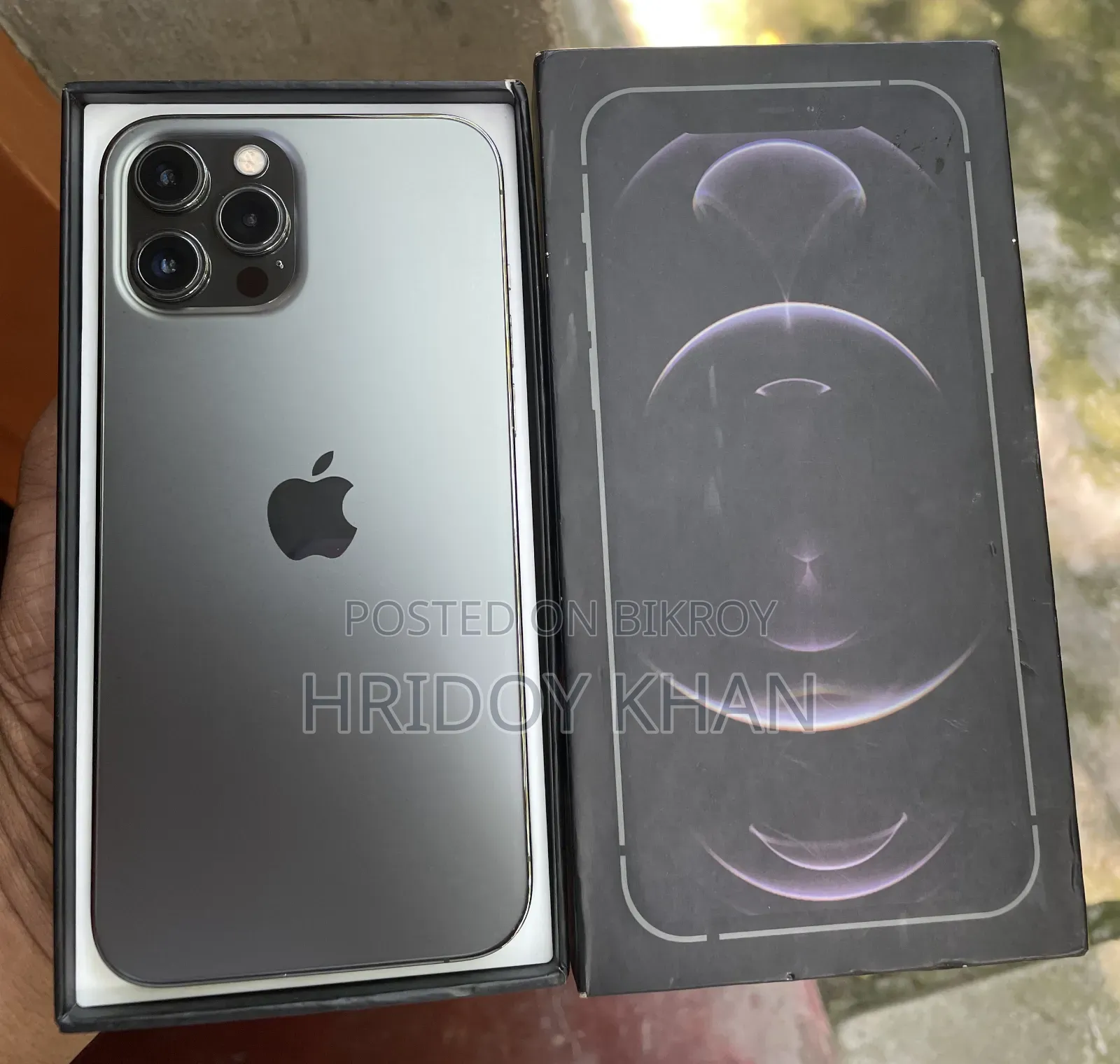 অ্যাপল আইফোন ১২ প্রো ম্যাক্স ২৫৬ জিবি ব্ল্যাক