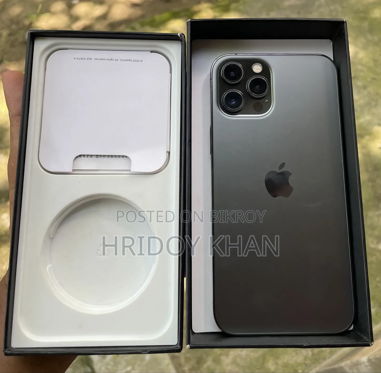 অ্যাপল আইফোন ১২ প্রো ম্যাক্স ২৫৬ জিবি ব্ল্যাক