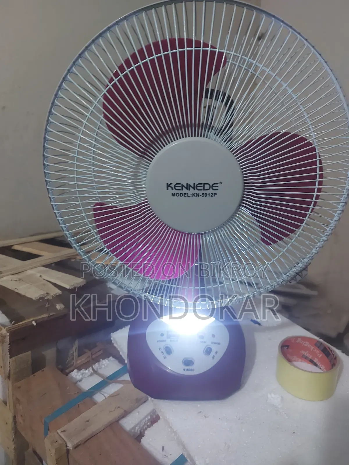 ১২ সাইজের চার্জার ফ্যান এসি ডিসি
