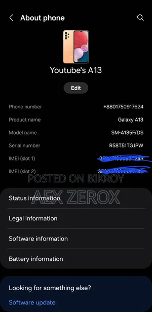Samsung Galaxy A13 128 GB
