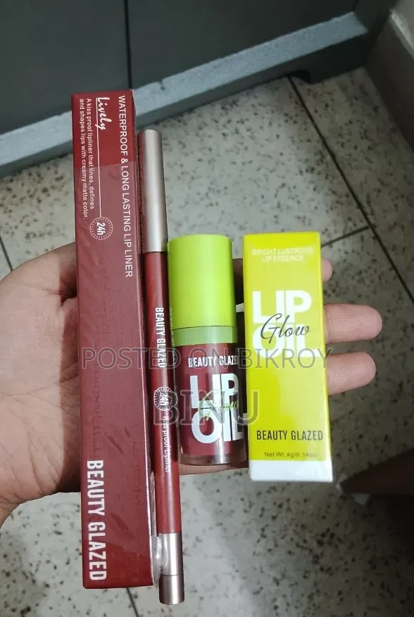 Beauty Glazed Lip Oil And Lip Liner