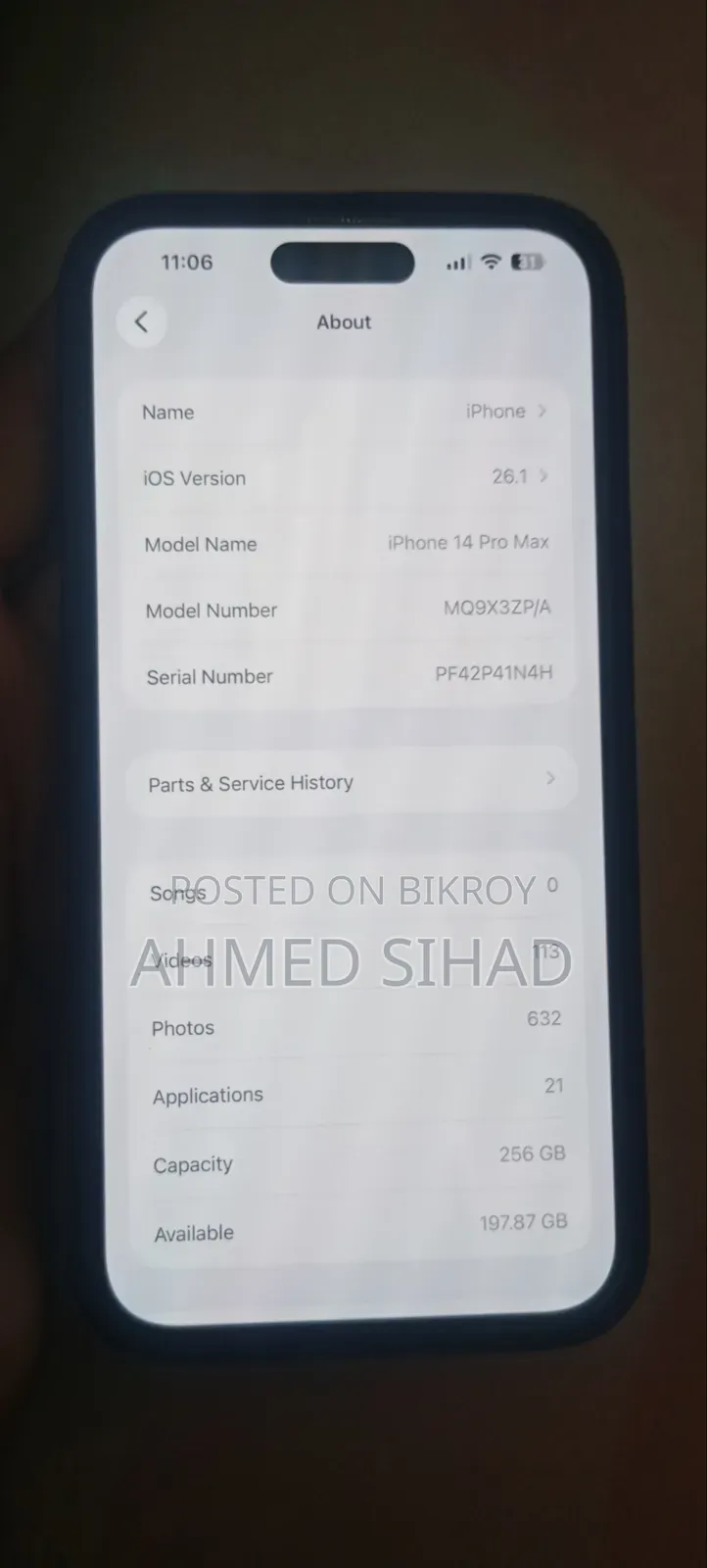 Apple iPhone 14 Pro Max 256 GB Blue