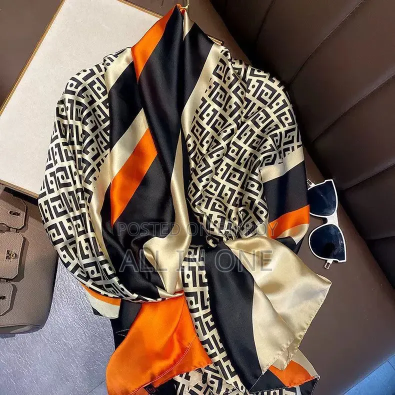 Premium Luxury Satin Silk Scarf