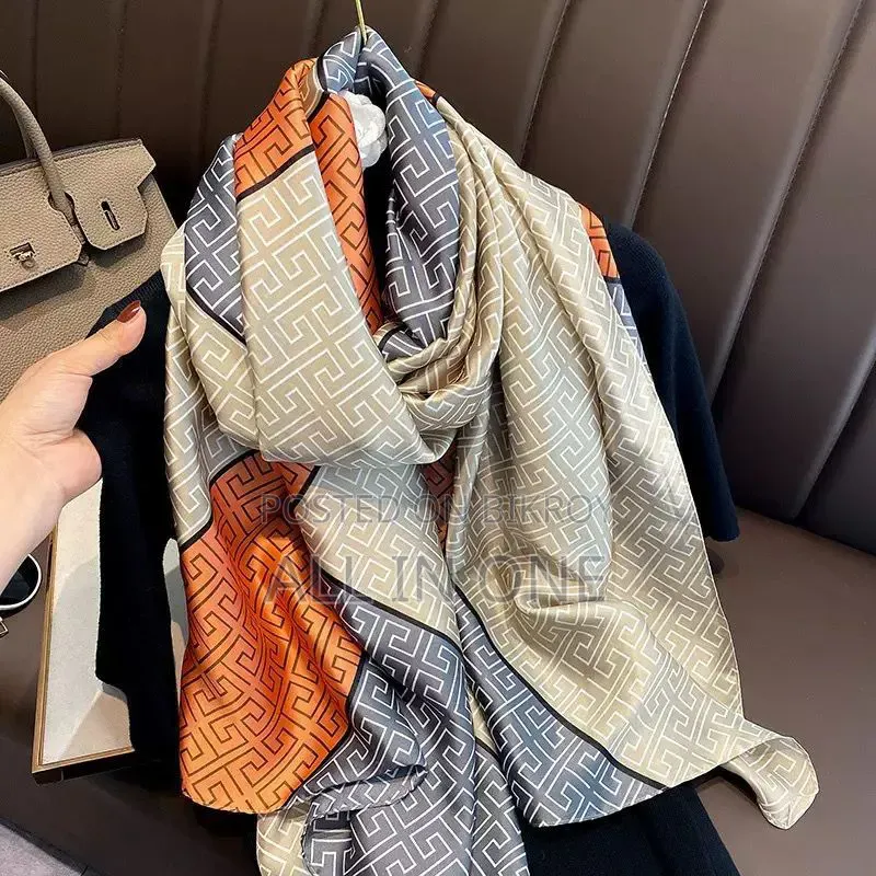 Premium Luxury Satin Silk Scarf