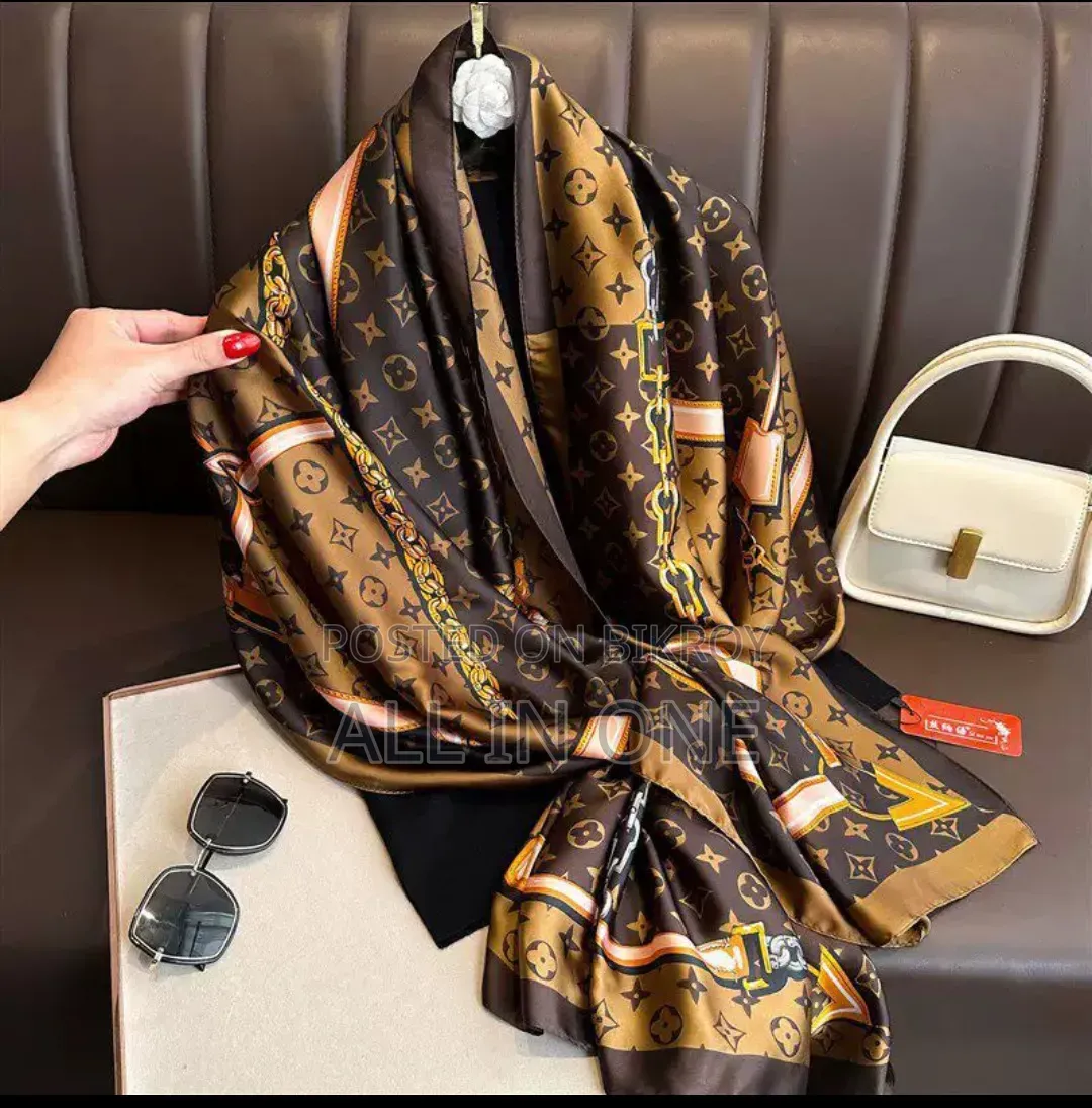 Premium Luxury Satin Silk Scarf
