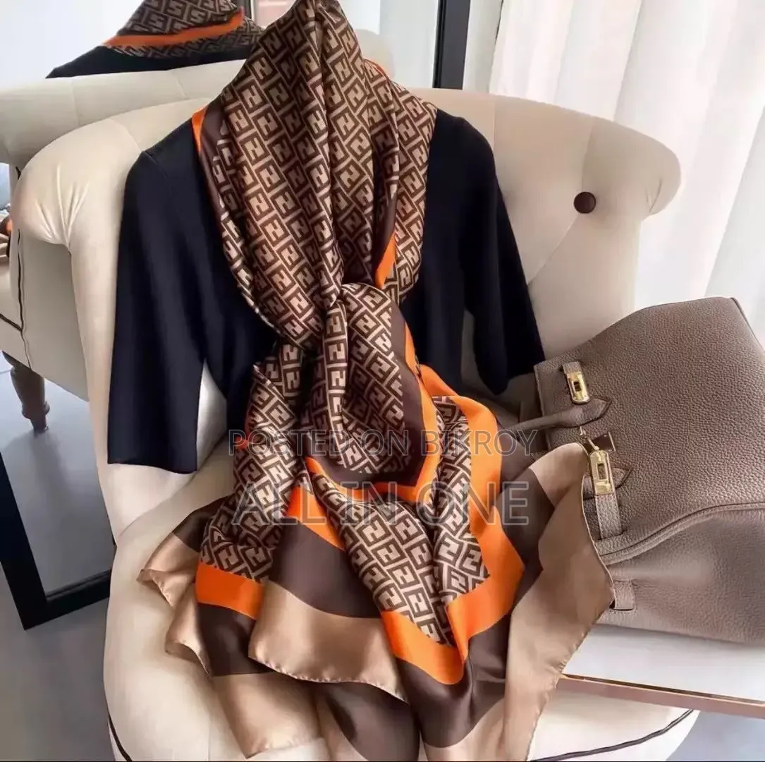 Premium Luxury Satin Silk Scarf