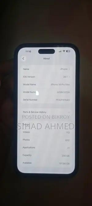 Apple iPhone 14 Pro Max 256 GB Blue