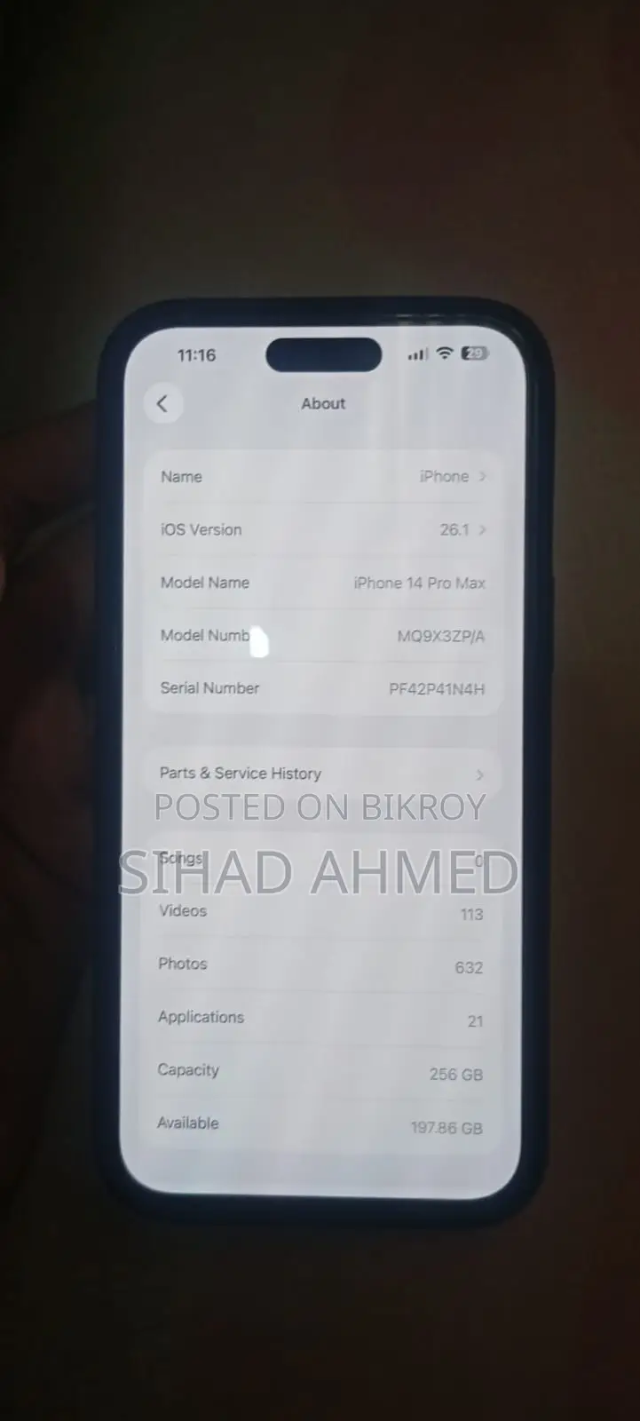 Apple iPhone 14 Pro Max 256 GB Blue