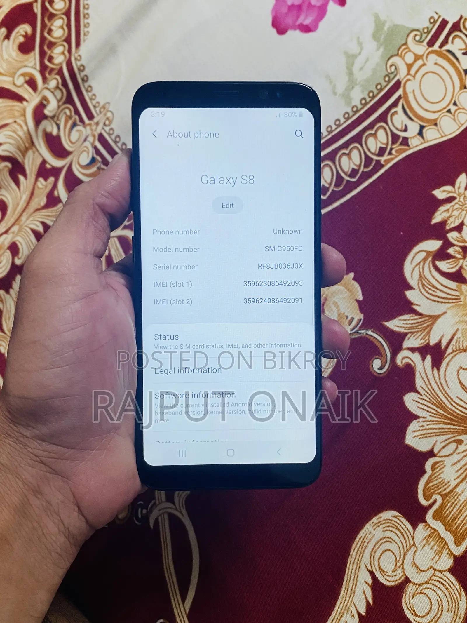 Samsung Galaxy S8 64 GB Black