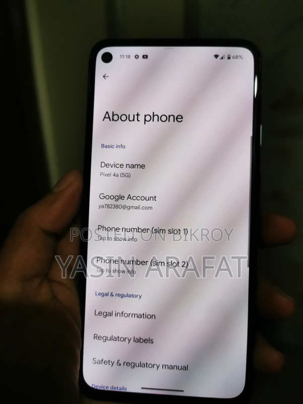 Google Pixel 4a 5G 128 GB Black
