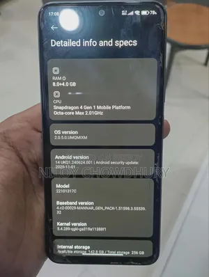 Xiaomi Redmi Note 12 5G 256 GB Black