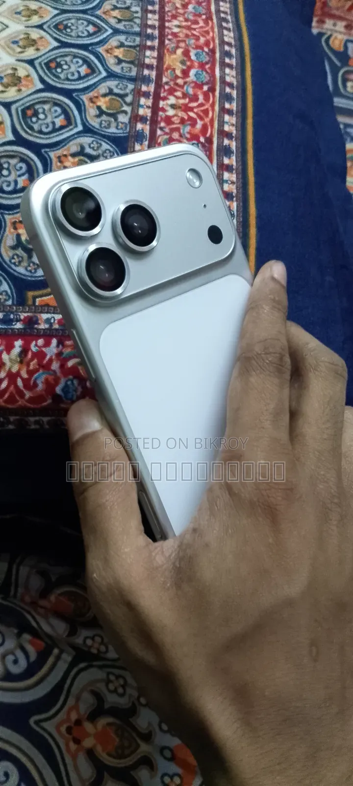 নতুন অ্যাপল আইফোন ১৭ প্রো ম্যাক্স ২৫৬ জিবি সিলভার