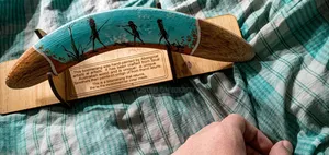 Original Australian Boomerang Showpiece (with stand)