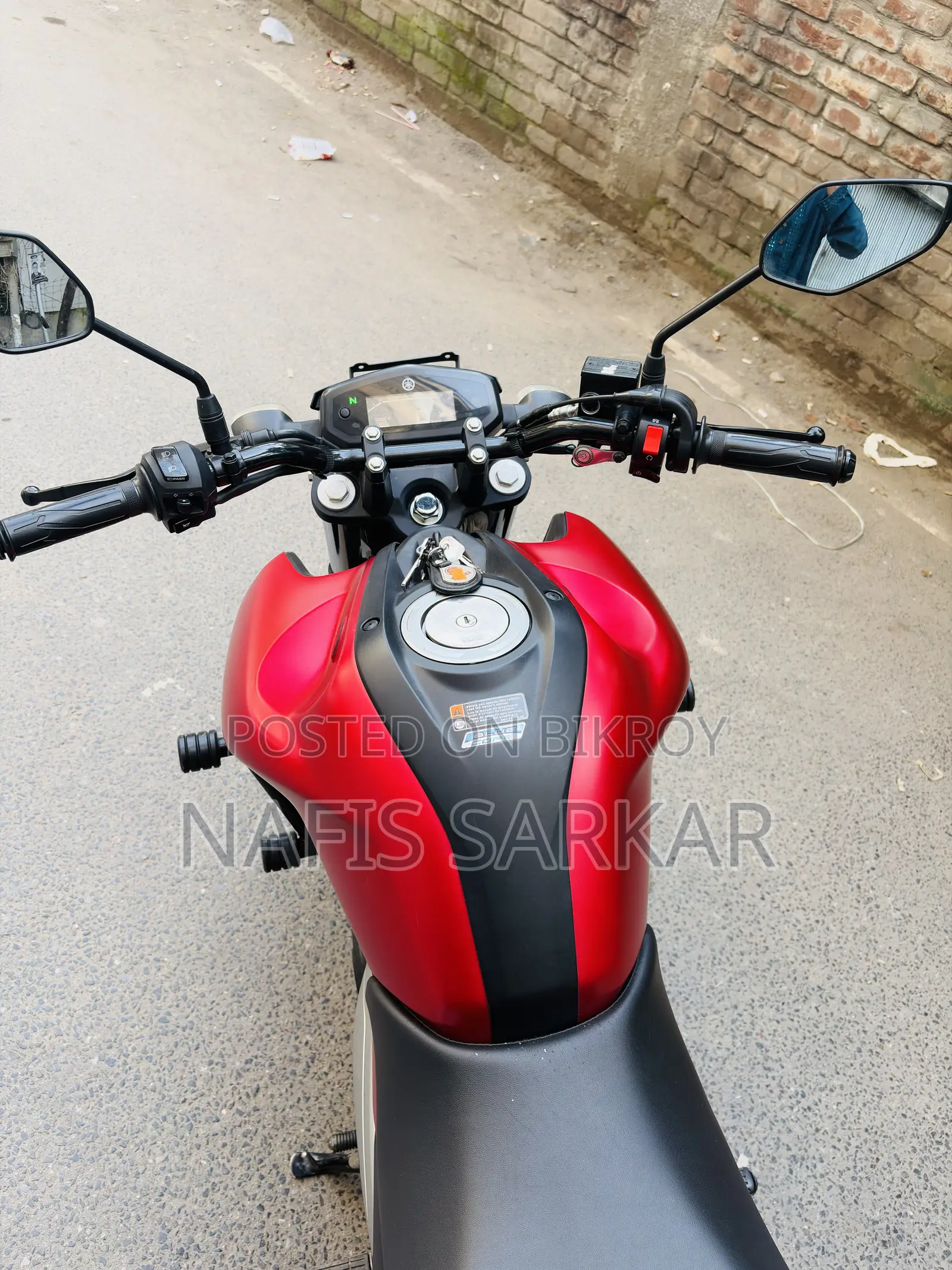 Yamaha FZS V3 2023 Red