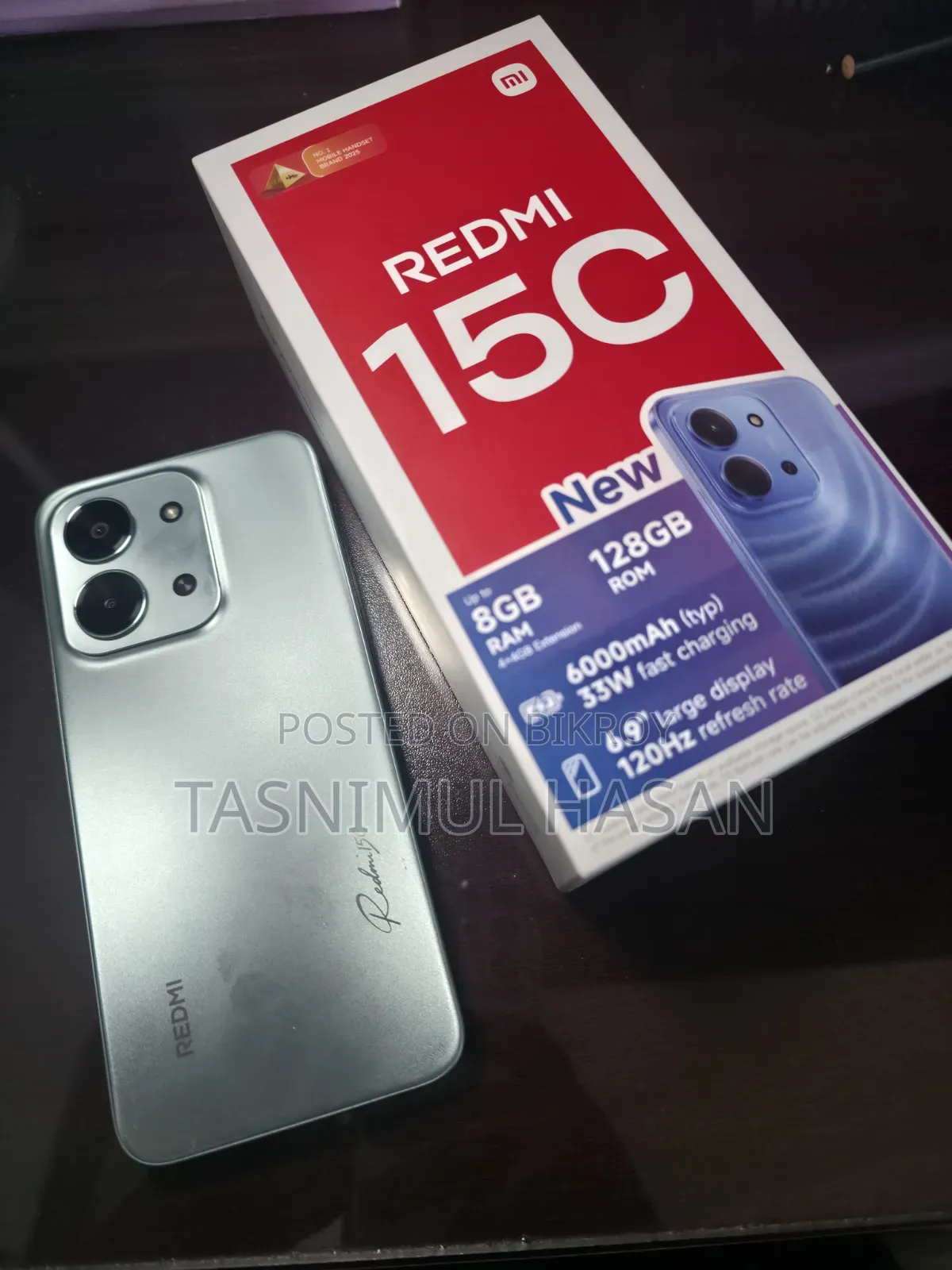 Xiaomi Redmi 15C 4G 128 GB সিলভার