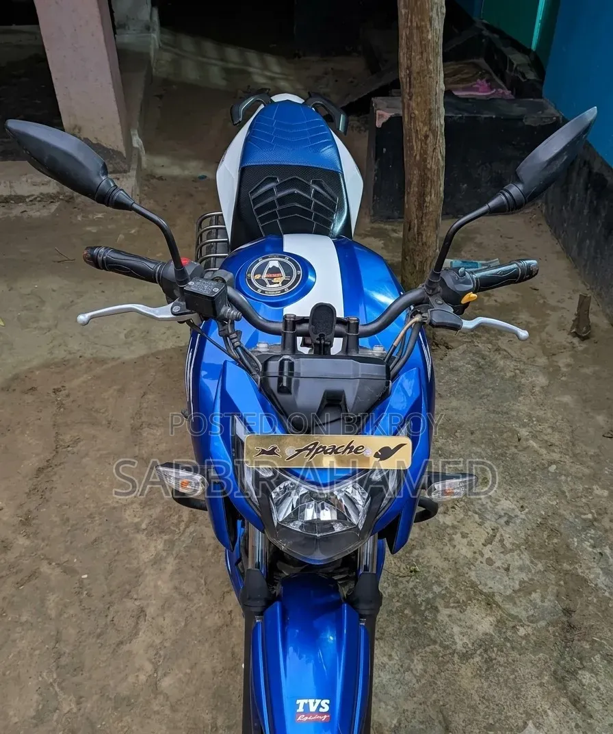 TVS Apache RTR 160 4V 2019 Blue