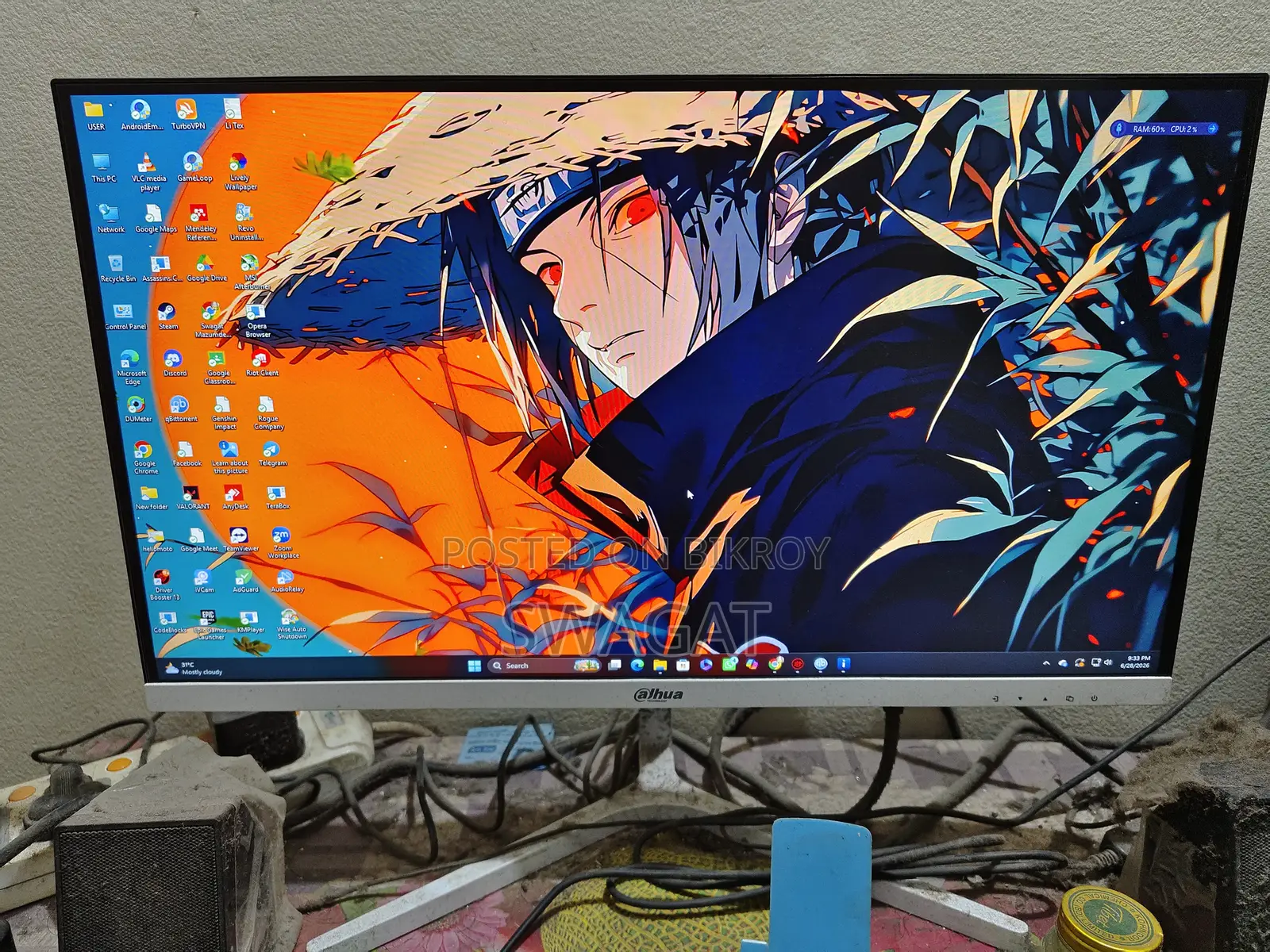 Desktop Computer 16GB AMD Ryzen 5 SSD 512GB