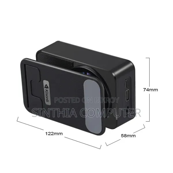 Kisonli M-1 Plus ব্লুটুথ স্পিকার মোবাইল হোল্ডার