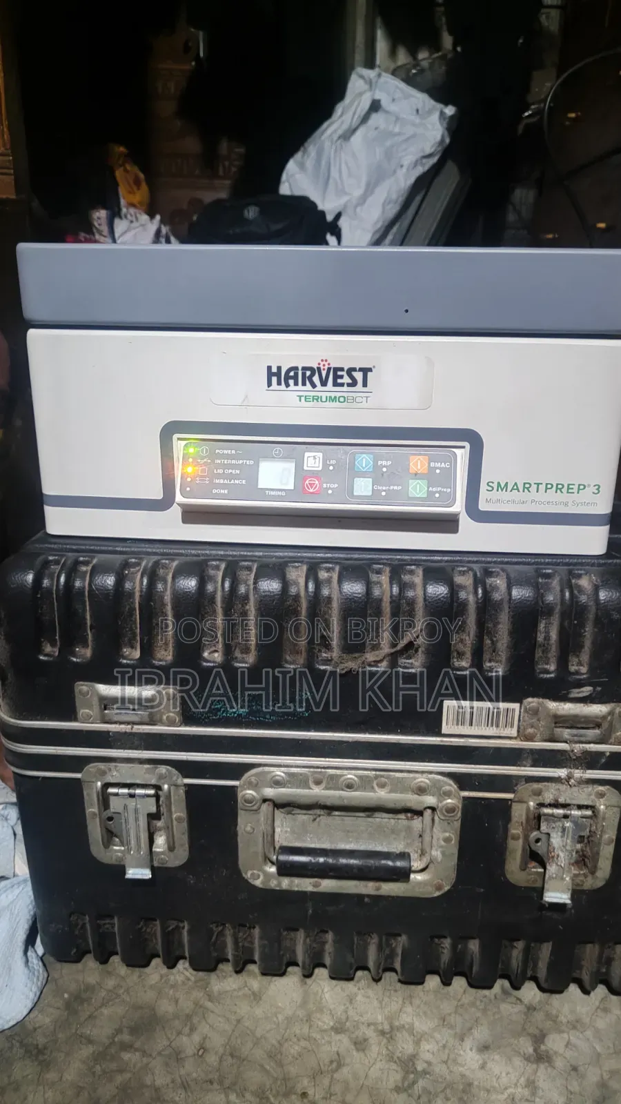 Assalamu Alaikum, I have a Harvest TerumoBCT SmartPrep 3