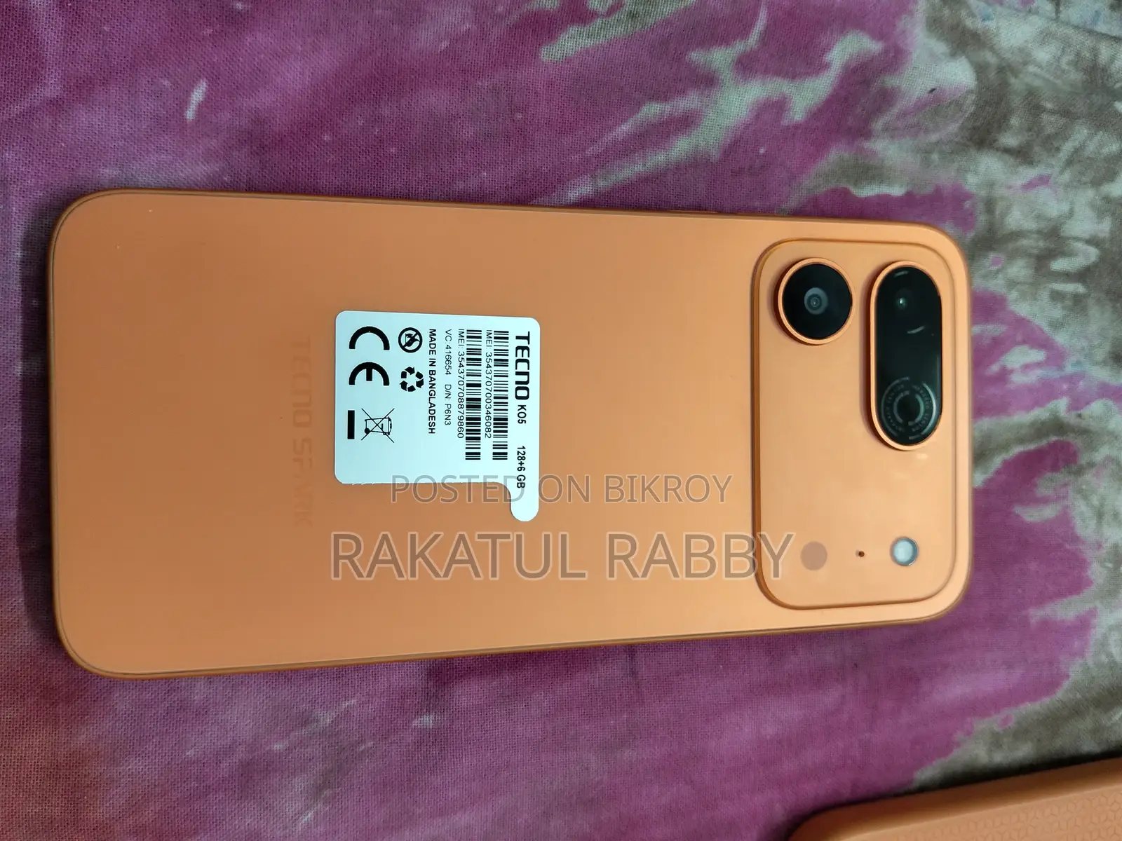 Tecno Spark 50 128 GB Orange