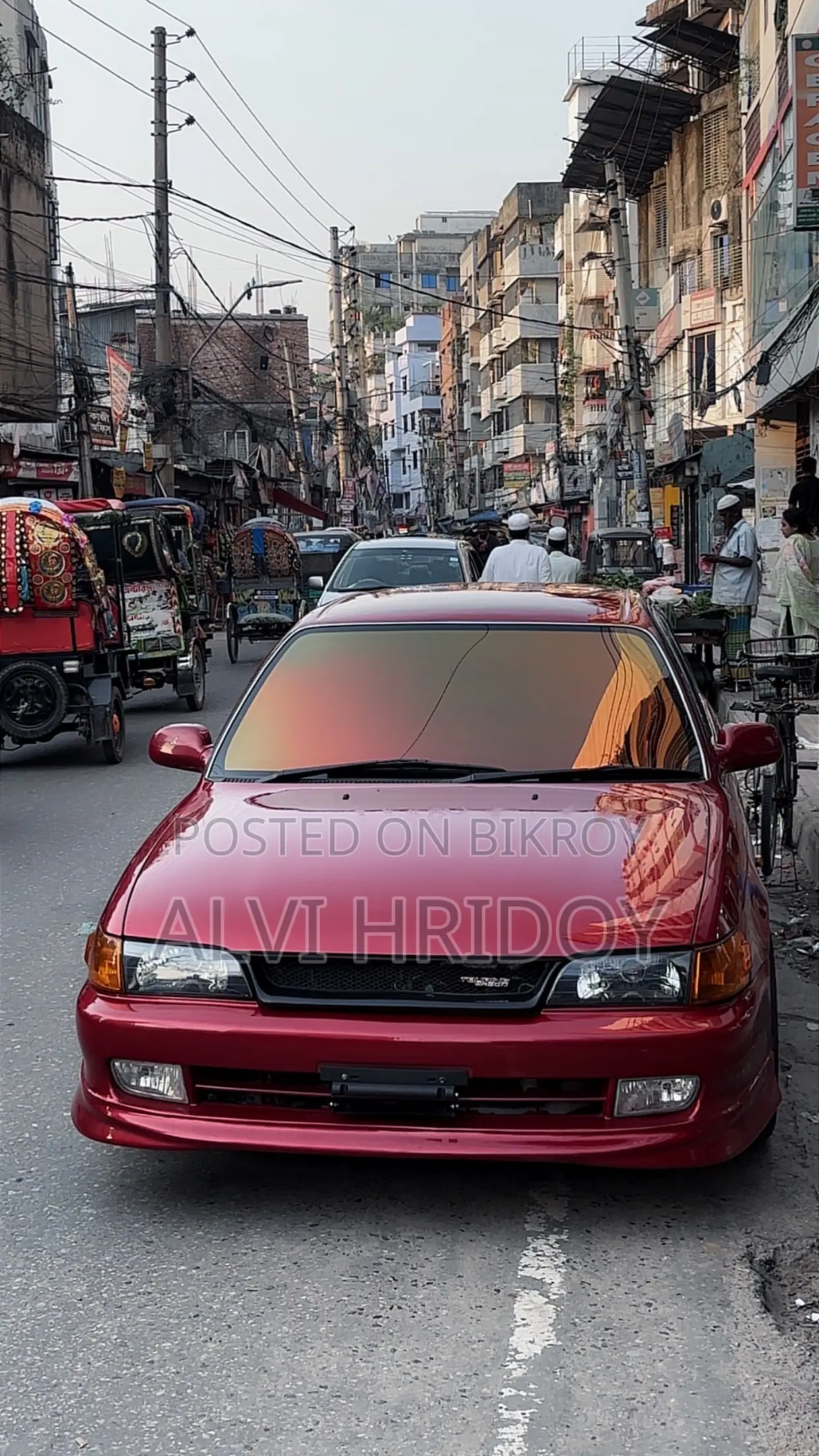 Toyota Corolla Sedan 1993 Red