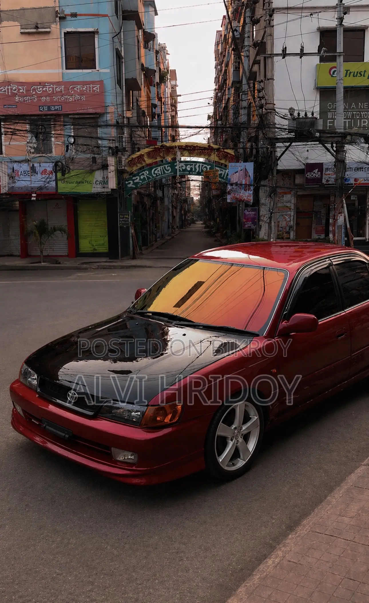 Toyota Corolla Sedan 1993 Red