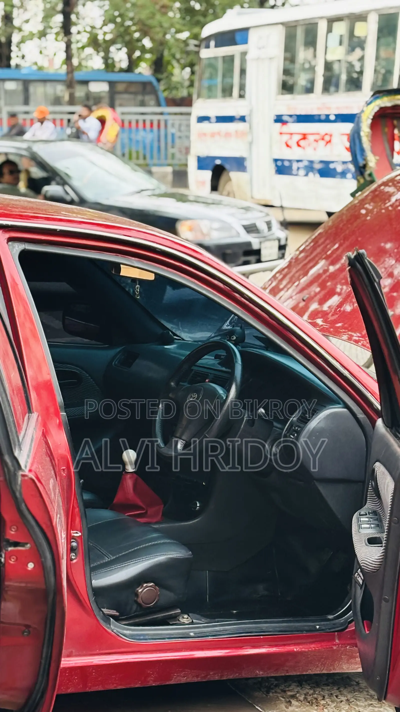 Toyota Corolla Sedan 1993 Red
