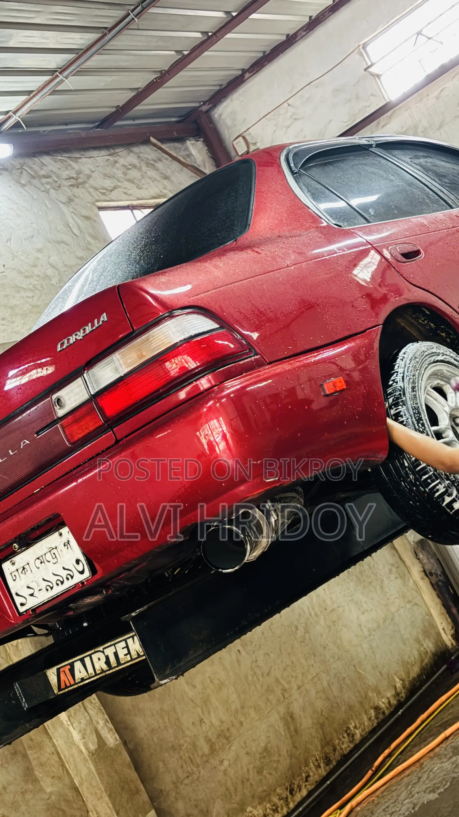 Toyota Corolla Sedan 1993 Red