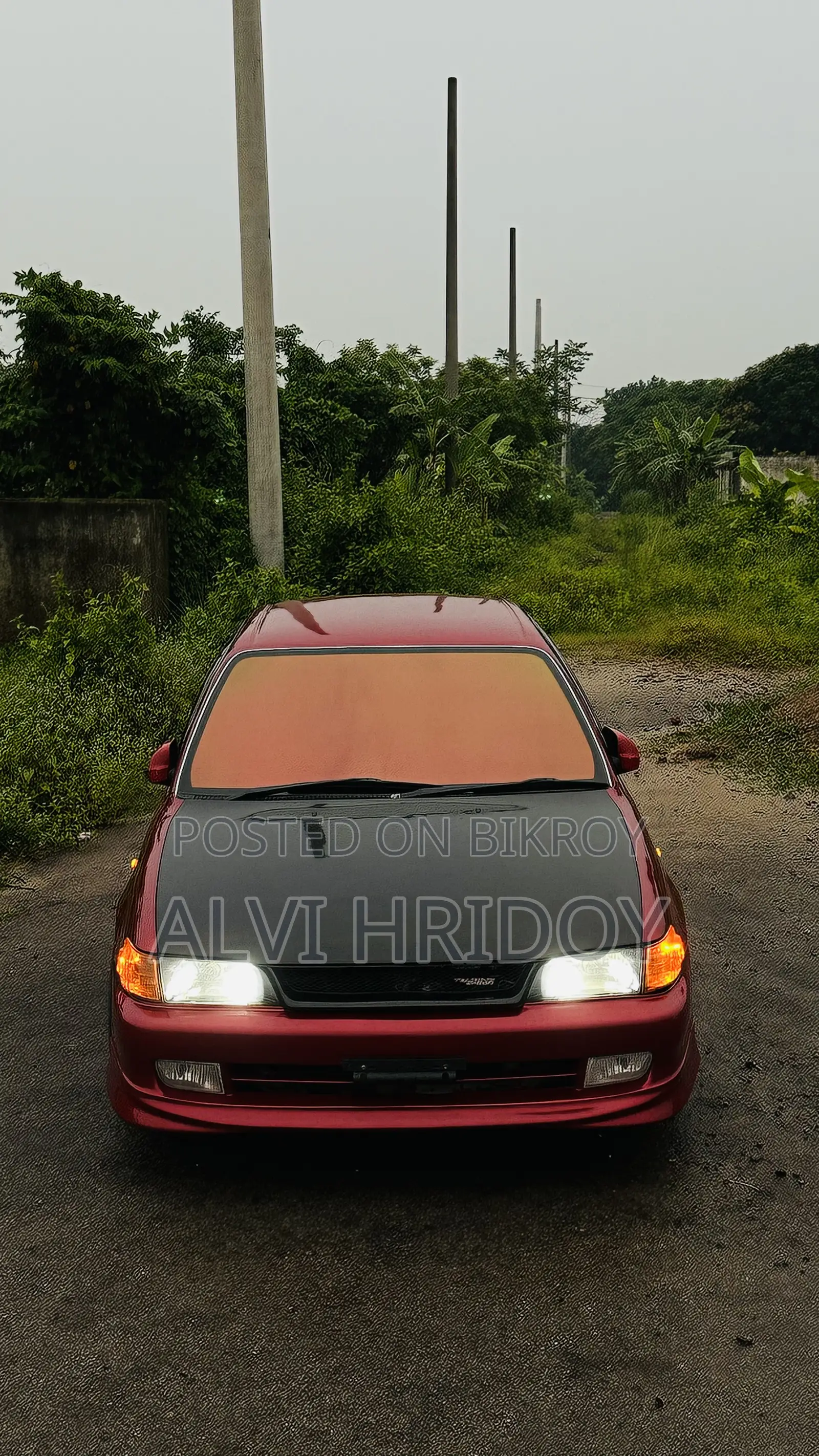 Toyota Corolla Sedan 1993 Red