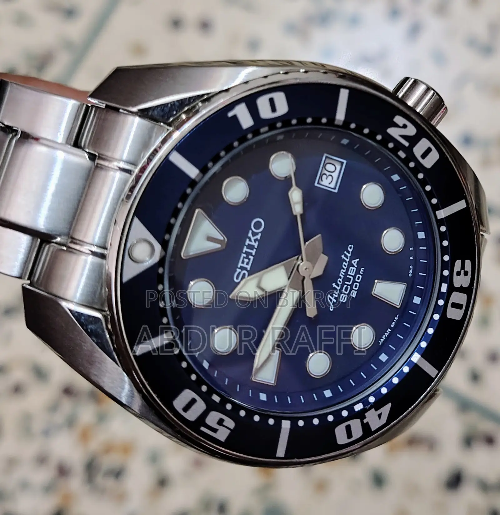 Seiko Automatic Watch Prospex Sbdc033 Sumo Divers Watch 6r15-00g0
