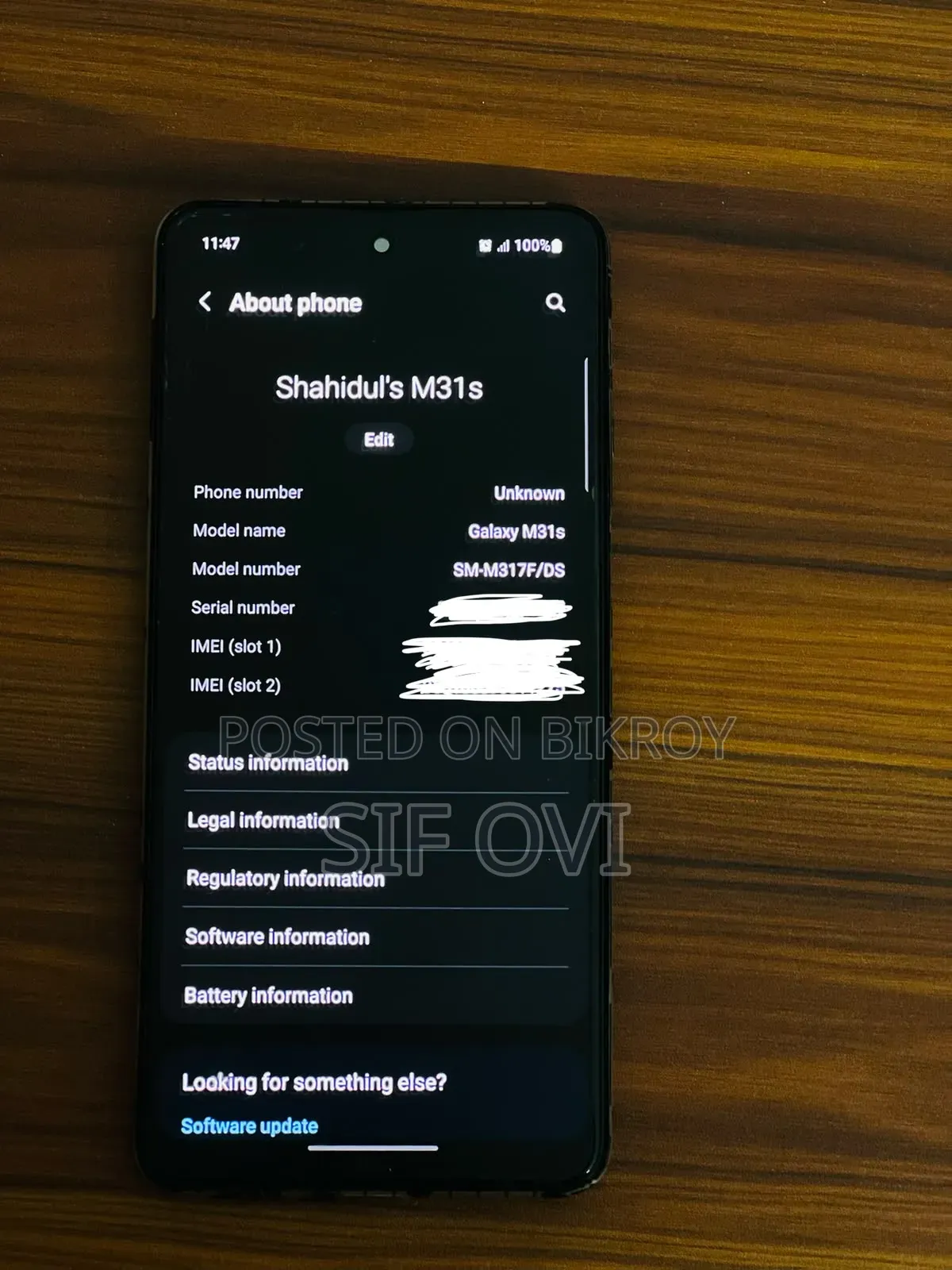 Samsung Galaxy M31s 128 GB