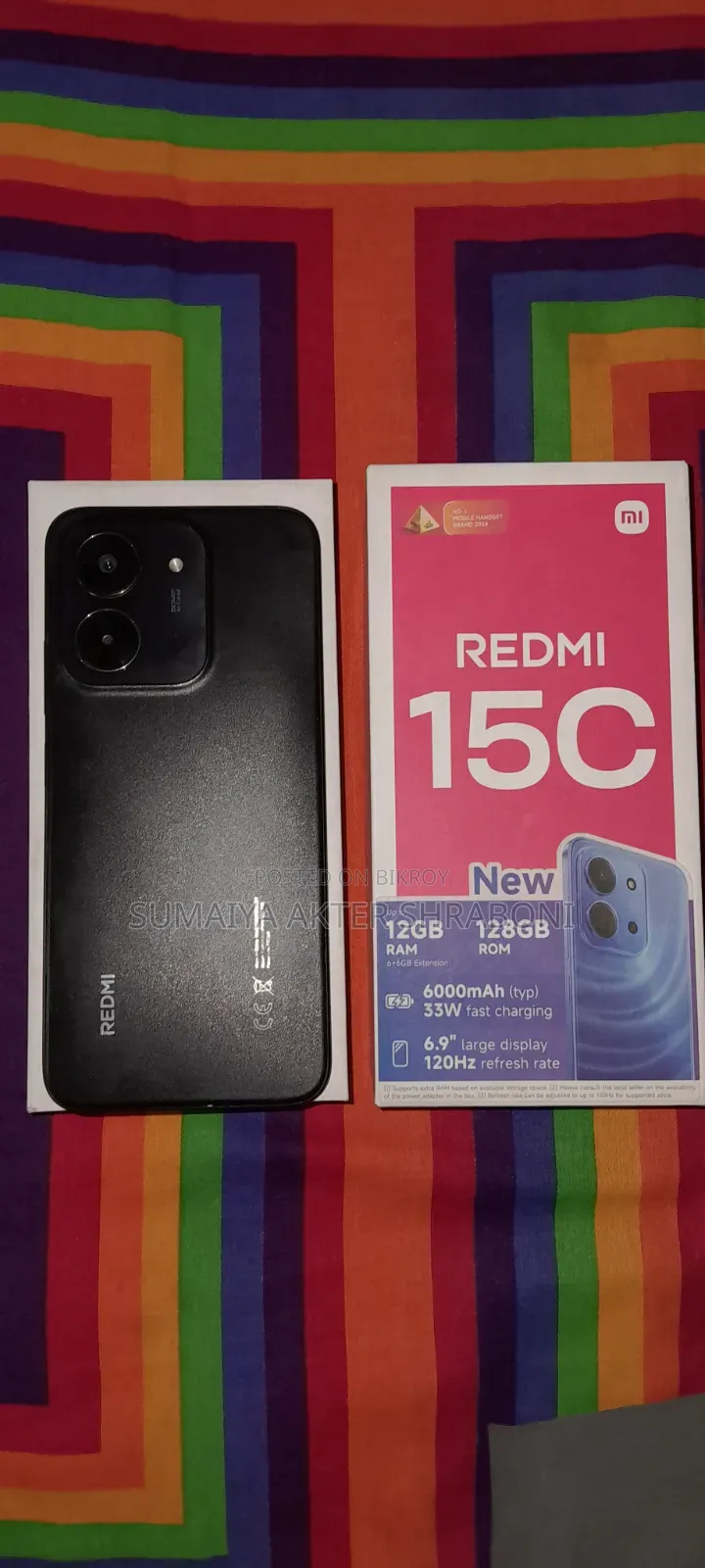 Xiaomi Redmi 15C 4G 128 GB Black