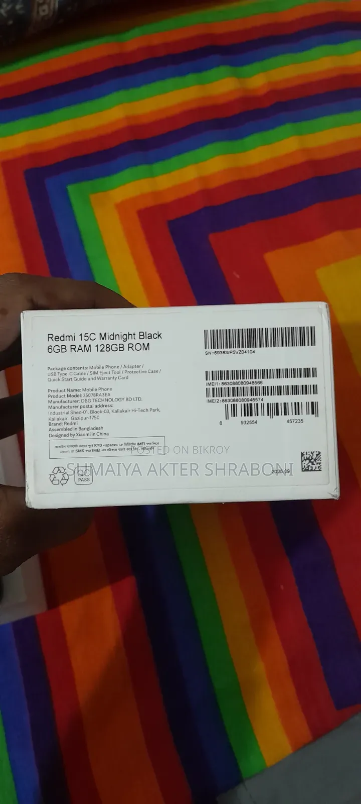 Xiaomi Redmi 15C 4G 128 GB Black