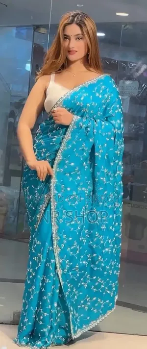Chinigura Indian Georgette Sequence & Embroidery Saree