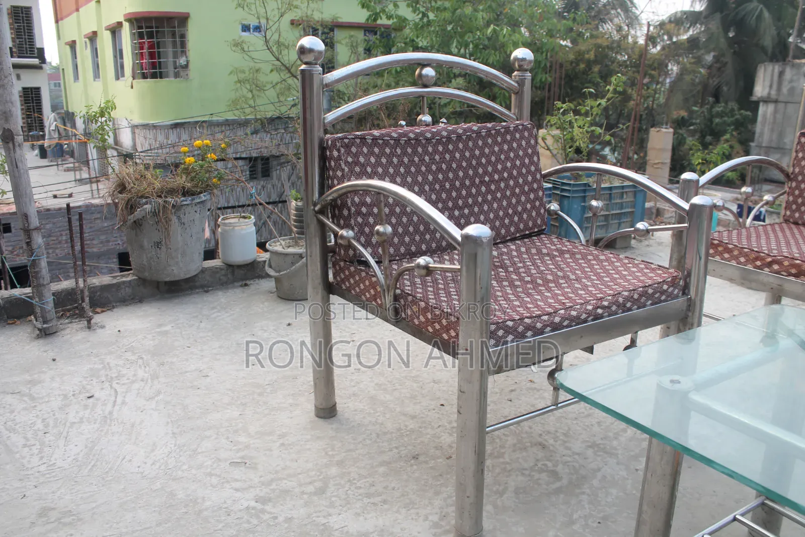 1 Stainless Steel Sofa