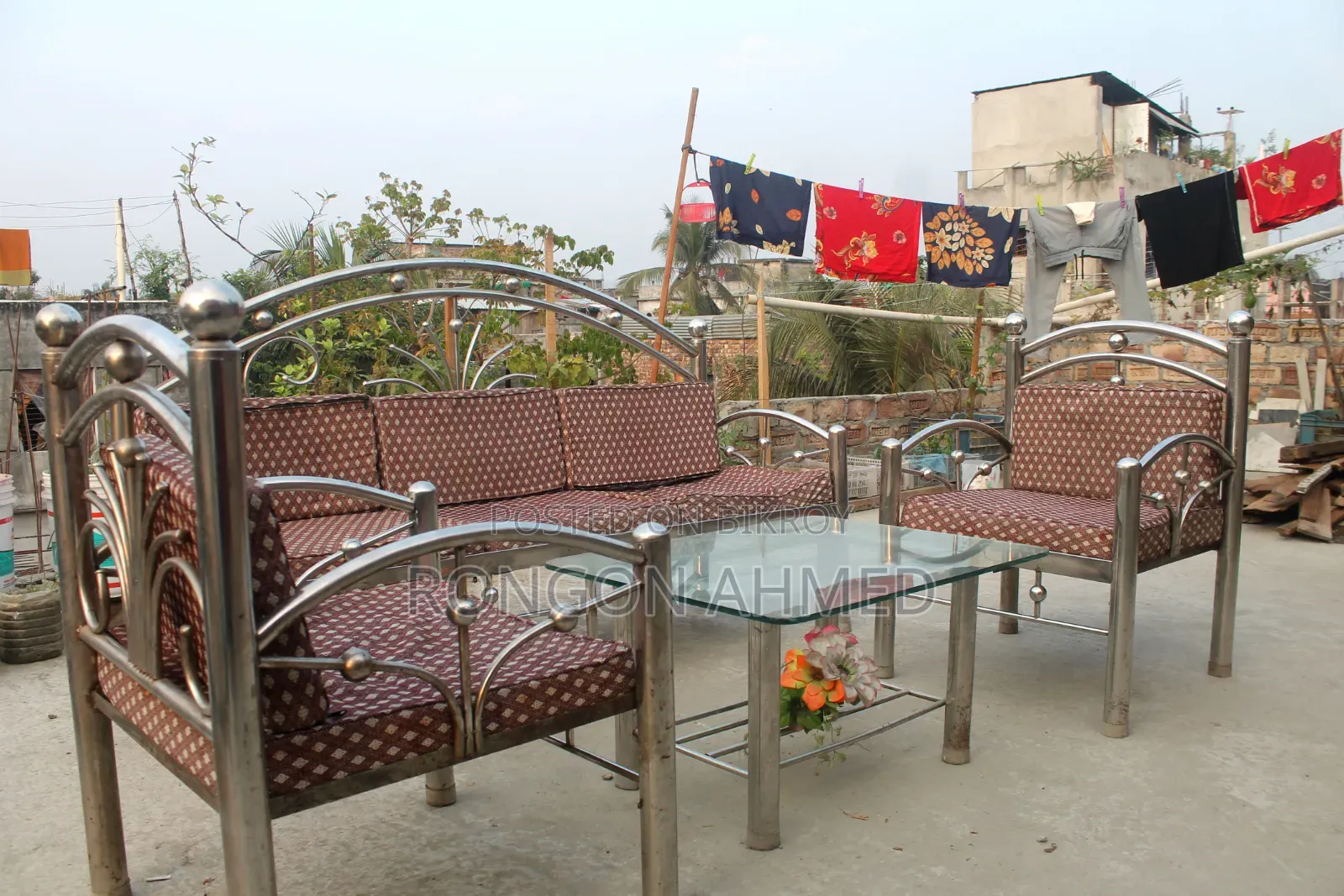 1 Stainless Steel Sofa
